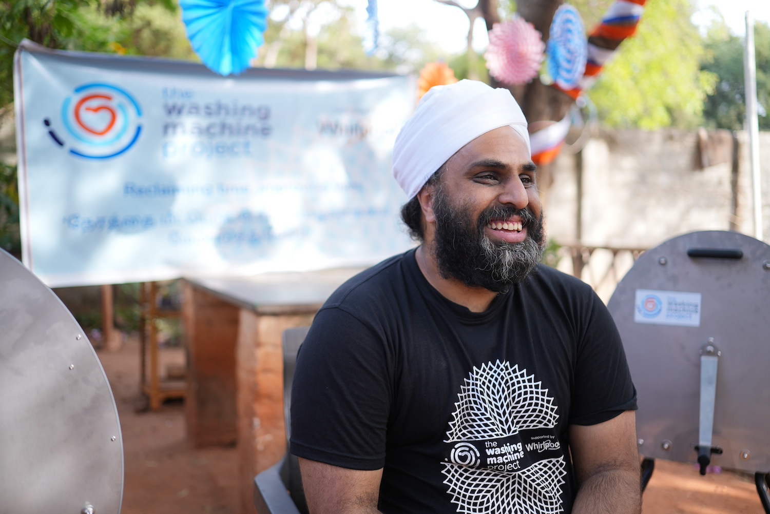 Navjot Sawhney, founder of The Washing Machine Project. 